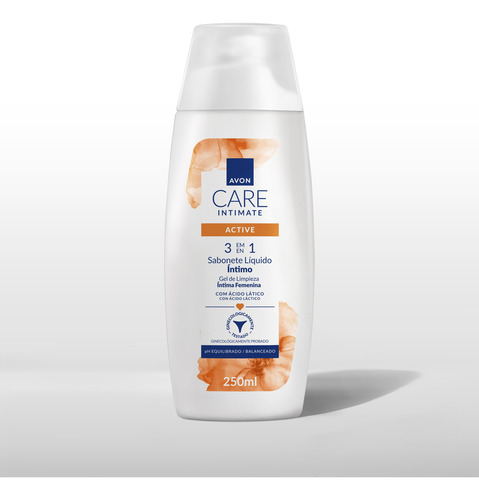 Jabón Líquido Íntimo Active Avon Care Intimate - 250 Ml