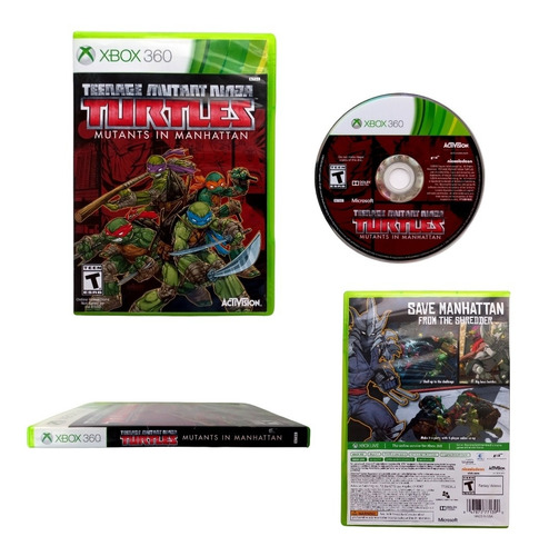 Teenage Mutant Ninja Turtles Mutants In Manhattan Xbox 360 (Reacondicionado)
