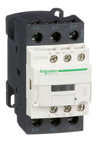 Contactor para electrodomésticos Schneider Electric Tesys Deca LC1D32B7 24V