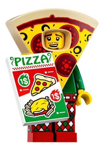 Lego Minifigura 10 El Chico Del Disfraz De Pizza S 19 71025 