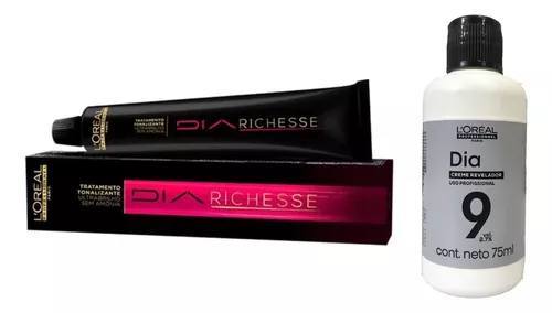 Kit Loreal Dia Richesse Tonalizante 2 Nº 6.0 +2 Revel. 15vol - R$ 100