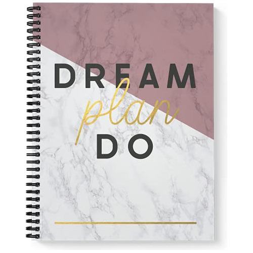Cuaderno / Diario Motivacional Dream Plan Do De 8.5  X ...