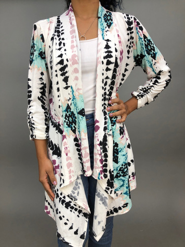 Cardigan About A Girl De Color Blanco Talle Xl (Usado)