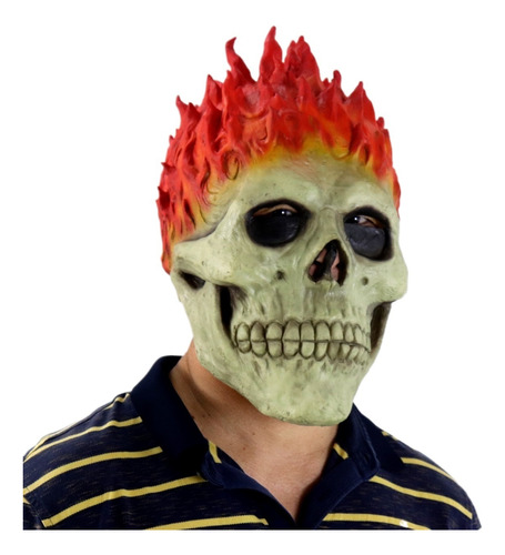 Máscara Esqueleto Halloween Horror Decoración Fiesta