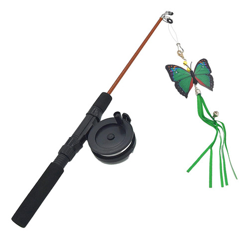 Juguetes Para Varita Para Gatos, Juguete Interactivo Verde