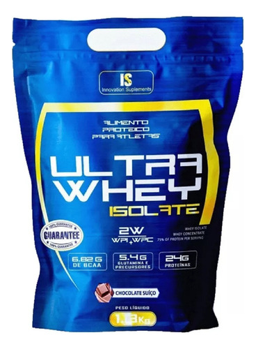 Ultra Whey Protein Isolado /  Nf + Laudo 1,8kg Sabor Creme De Baunilha