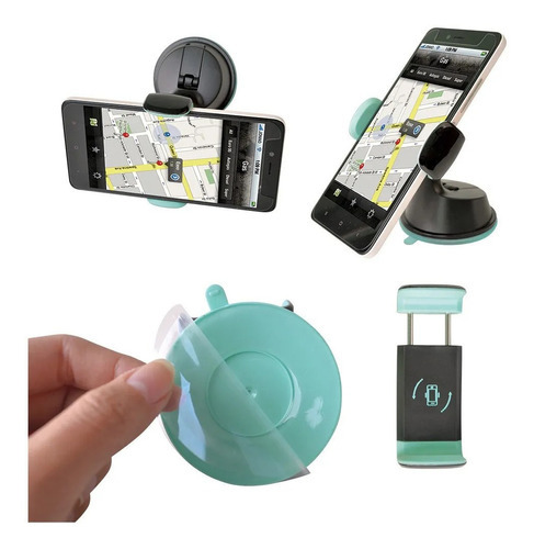 Soporte Celular Auto Tablero+ Vidrio Sopapa+ Ventilacion 2e1