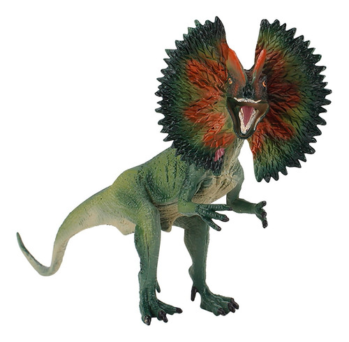 Imagen 1 de 8 de Qc Realista Dinosaurio Modelo Dilofosaurio Realista