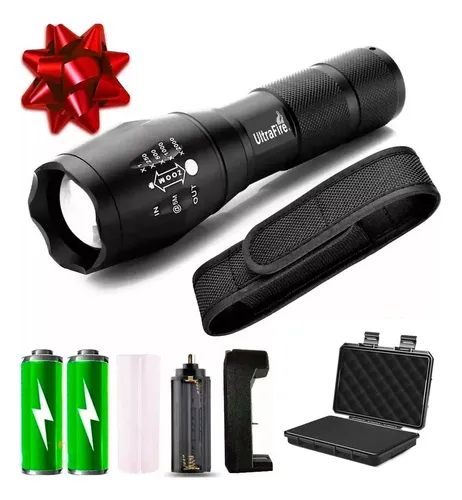 comprar Linternas Tacticas Ultra Potente Led Recargable 15000 Lumens