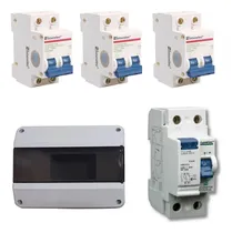 Comprar Kit Disyuntor 40a +3 Llaves Térmica 10 16 20 25 32 40a+caja