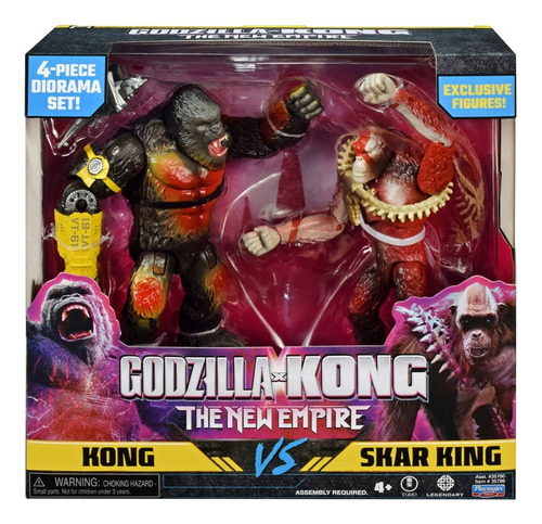 Godzilla X Kong The New Empire Kong Vs Skar King Playmates