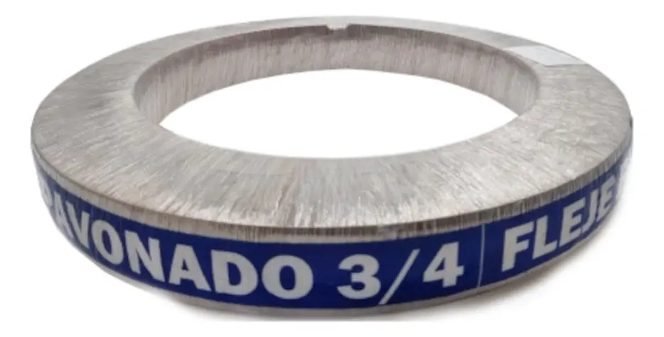 Fleje Acero Pavonado 3/4" Flejes Monterrey 235 m 20 kg Resistente