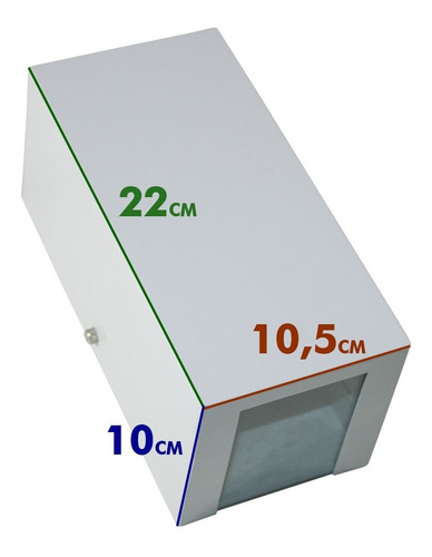 Arandela Duplo Facho Longo P/ 2 Dicróica Gu10 Mod. St187