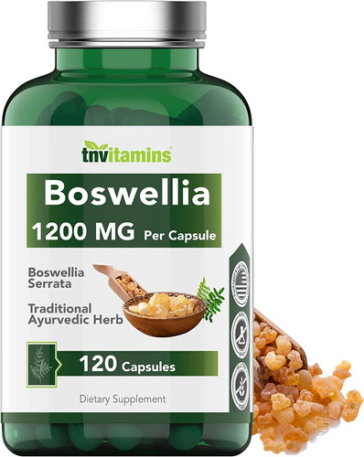 Boswellia Serrata 1200 Mg Apoyo Articulaciones 120 Cápsulas