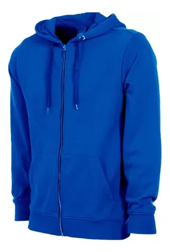 comprar Campera Con Cierre Capucha Varios Colores Algodon Frizado