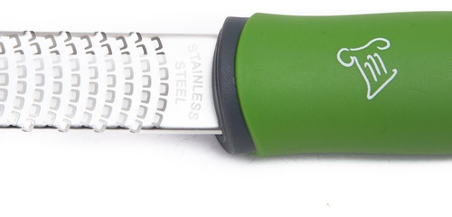 Rallador Zester Premium C Mango Silicona - Maestro De Cocina Color Verde
