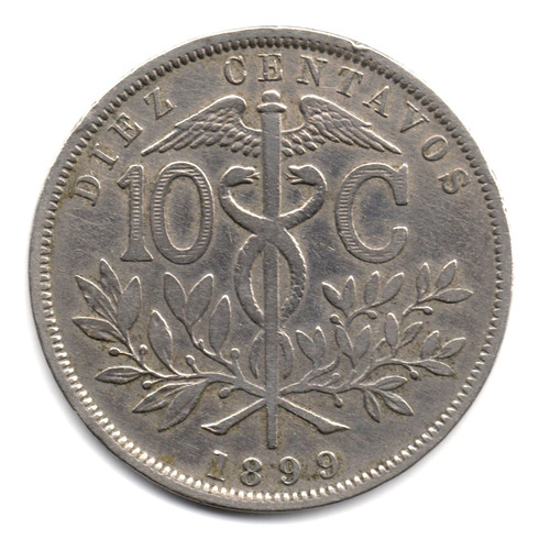 Bolivia 10 Centavos 1899