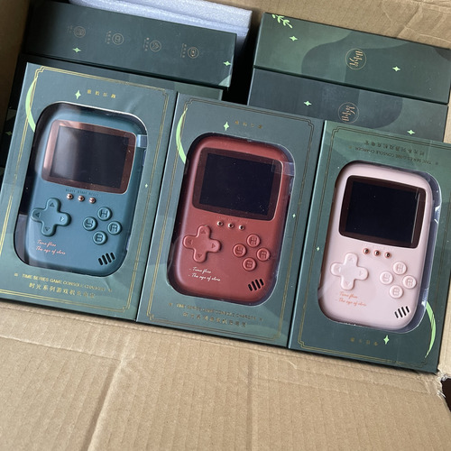Consola De Videojuegos Con Función De Cargador Portátil Rosa