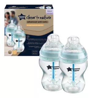 Pack Biberón Anti Cólicos Avanzado 9oz Tommee Tippee Pack 2u