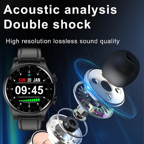 Reloj Inteligente Gt66 2 En 1 Tws Bluetooth Para Xiaomi Ios