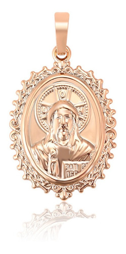 Medalla Oro 18k Lam San Benito Regalo Poteccion Regalo Genia