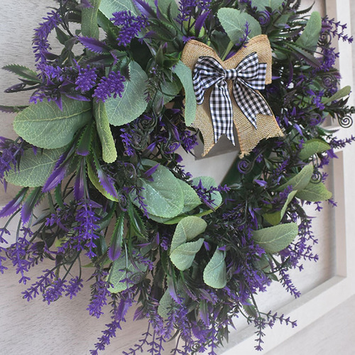 Simulación De Flores De Guirnalda Colgante De Pared De