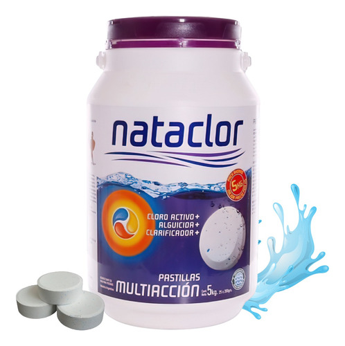 Cloro Triple Accion X 5 Kilos Pastillas De 200gr Nataclor  