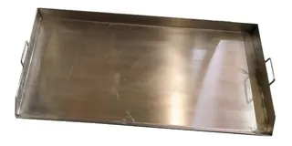 Plancha Para Asar En Acero Inoxidable Con Agarraderas Latera
