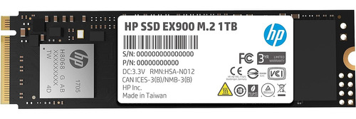 Unidad Ssd Hp Ex900 1tb Pci Express 3.0 M.2