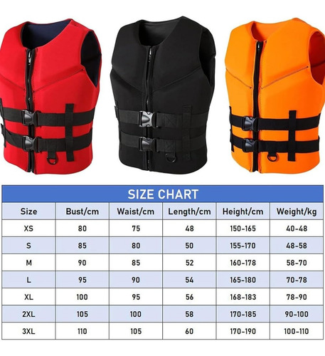 Chalecos Salvavidas Ajustables Para Barco, Pesca, Kayak,surf