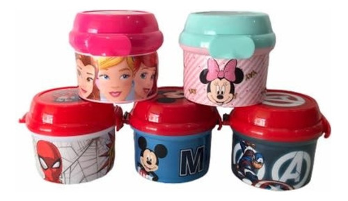 Porta Snack Disney Mickey Minnie Princesas Spiderman Avenger Color Rojo Avengers