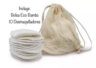 Toallitas Desmaquillantes Reutilizables, Bambú Ecológicas