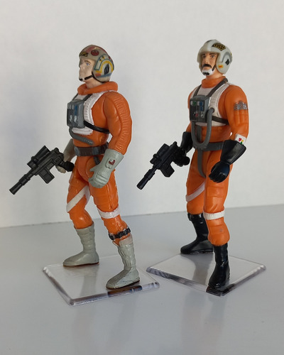 Star Wars 02 Bonecos Luke Skywalker É Biggs Darklighter (Usado)