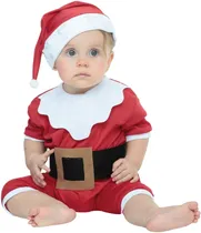 Comprar Disfraz De Santa Claus Navideño Para Bebe De Baby Santa Mameluco De Santa Claus Bebé Navidad 