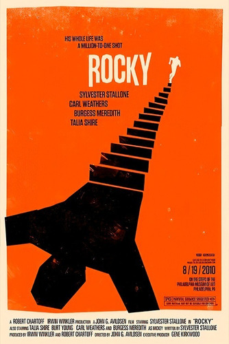 Poster De Rocky 1 La Película