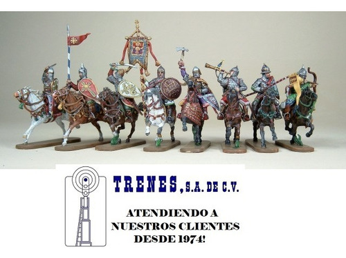 Russian Mounted Knights Xiii-xiv Centuries By Zvezda # 8039