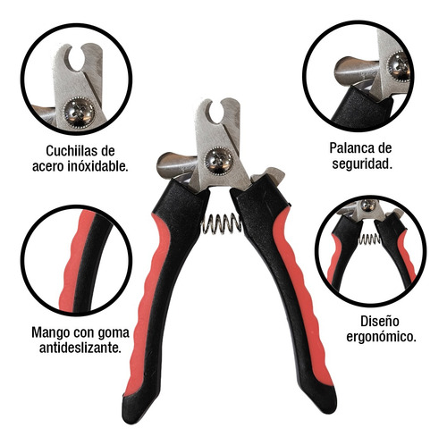 Corta Uñas Para Perro Y Gato Tipo Pinza Incluye Lima 7497