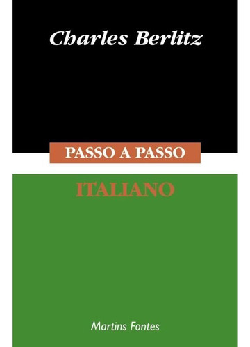 Passo-a-passo - italiano, de Berlitz, Charles. Editora Wmf Martins Fontes Ltda, capa mole em italiano/português, 1996