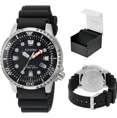Reloj Citizen 60807 Bn0150-28e Promaster Diver Correa Full.f Color del fondo Negro 60807