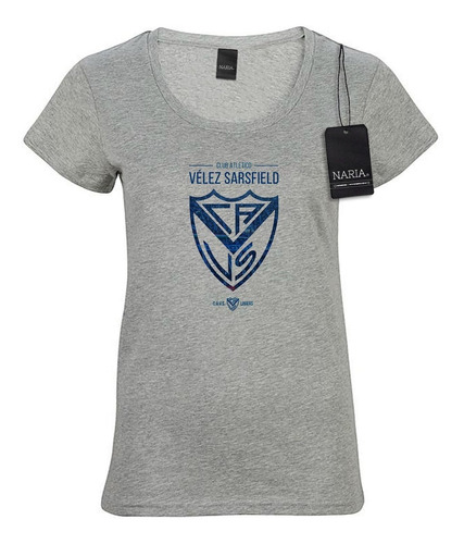 Remera Dama Velez Sarsfield Dibujo Art Logo - Devs5