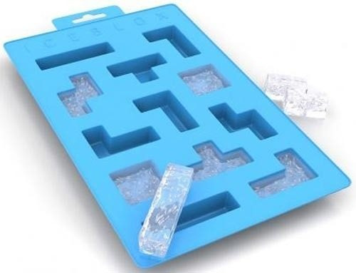 Forma De Gelo Silicone Iceblox Peças Tetris