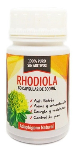 Rhodiola 60 Capsulas De 300mg