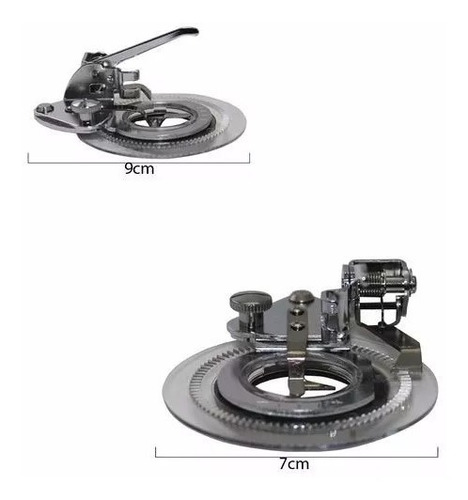 Calcador Circular De Fazer Ponto Flor Circulos Patchwork