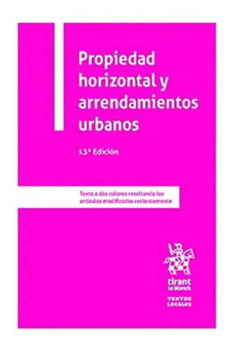 Libro - Propiedad Horizontal Y Arrendamientos Urbanos 