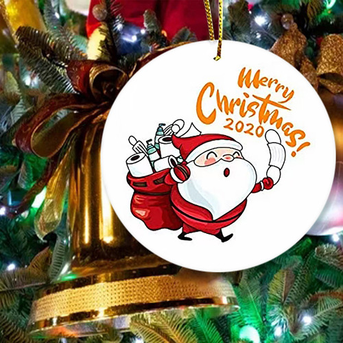 Adorno Personalizado K De Papá Noel De Navidad 2020 H 4012