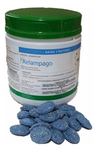 Relampago - Insecticida Ratas Ratones Laucha Bloques X 1 Kg
