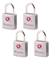 Comprar 4 Candados Master Lock Aprobados Tsa C\u002F Llave Pequeños 4683q
