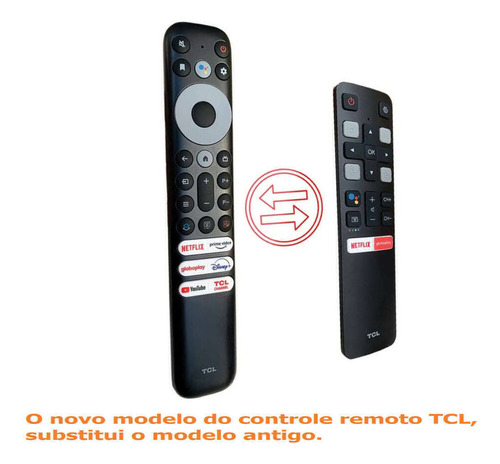 Controle Remoto Tcl Rc902v - Original - Com Comando De Voz