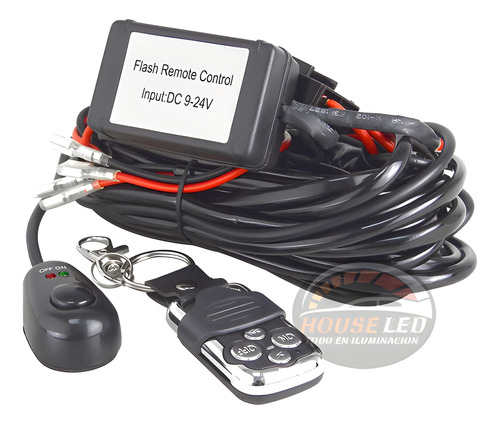 Kit De Cables+relay+control Para Neblineros/ Barras