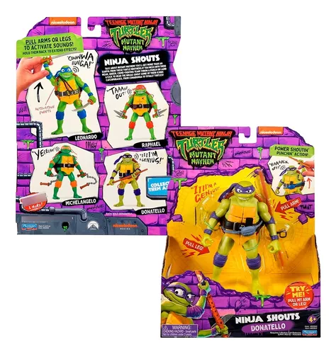 TORTUGAS NINJA Las Tortugas Ninja Figura 14 Cm Donatello Con Sonido